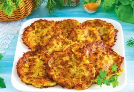 Фото Драники из кабачков