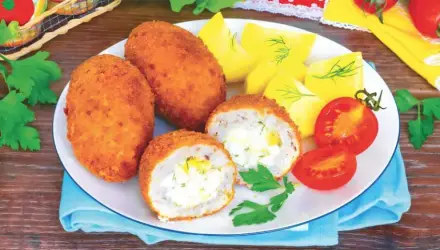 Фото Рыбные зразы с яйцом и сыром