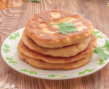 Фото Лепешки из чечевицы