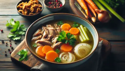 Фото Куриный суп с потрошками