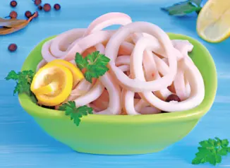 Рецепт Маринованные кальмары в лимонном соке