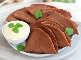 Рецепт Кофейные блины с заварным кремом