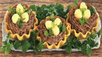 Рецепт Тарталетки с паштетом из куриной печени