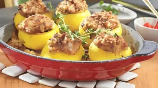 Рецепт Фаршированный картофель в духовке