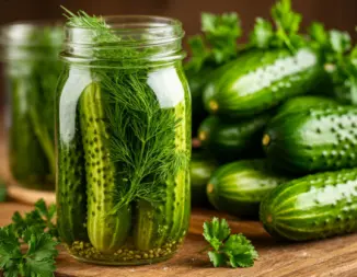 Рецепт Малосольные огурцы с чесноком, укропом и листьями смородины