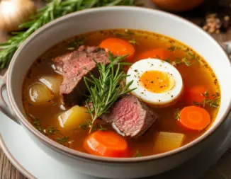 Изображение рецепта Мясной бульон с пряностями