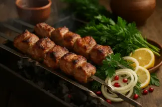 Изображение рецепта Классический маринад для шашлыка из свинины с луком и уксусом