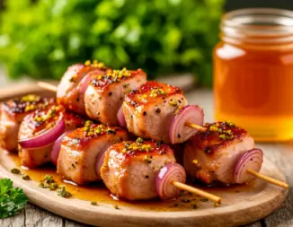 Изображение рецепта Маринад для шашлыка из индейки с медом и горчицей