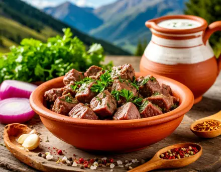 Фото Маринад для шашлыка с айраном и специями