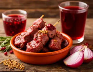 Изображение рецепта Маринад для шашлыка с хреном и вишневым соком
