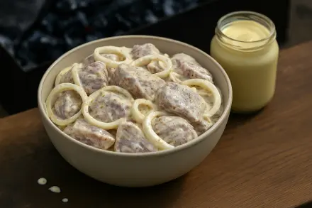 Фото Маринад для шашлыка с майонезом, луком и специями