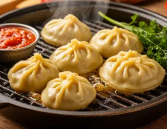 Изображение рецепта Узбекские манты - классический рецепт с мясом и луком