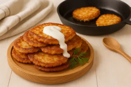 Фото Драники классические с хрустящей корочкой