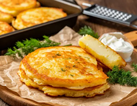 Фото Драники в духовке с хрустящей сырной корочкой