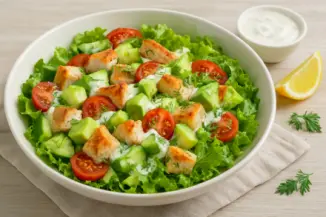 Изображение рецепта Салат с курицей и авокадо