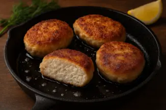 Изображение рецепта Нежные куриные котлеты с луком