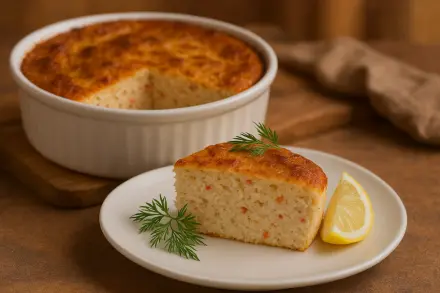Фото Нежное суфле из щуки с овощами