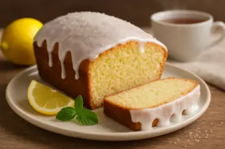 Изображение рецепта Лимонный кекс с цедрой и глазурью