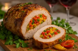 Изображение рецепта Свиной окорок с овощами