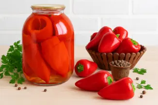 Изображение рецепта Маринованные перцы для фарширования на зиму