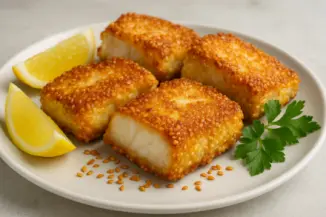 Изображение рецепта Сочный Палтус в кунжутном кляре