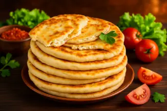 Изображение рецепта Сырные лепешки на кефире