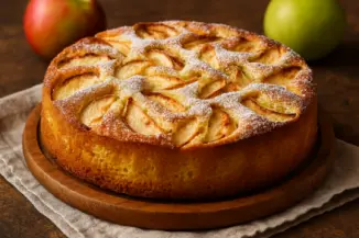 Изображение рецепта Воздушная шарлотка с яблоками в духовке