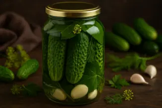 Изображение рецепта Хрустящие малосольные огурцы на зиму без уксуса