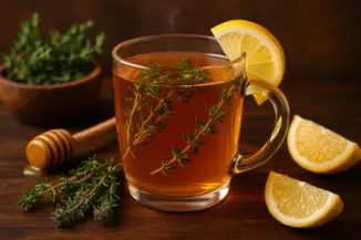 Изображение рецепта Ароматный чай с чабрецом