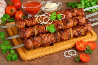 Превью рецепта Шашлык из свинины в минералке