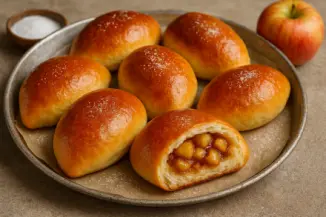 Превью рецепта Булочки с яблоками