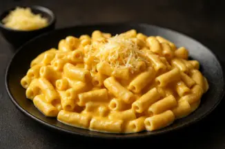 Превью рецепта Макароны с сырным соусом по-домашнему
