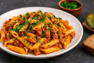 Превью рецепта Макароны по-флотски с фаршем