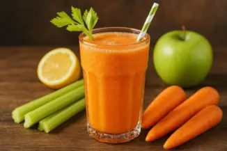 Превью рецепта Овощной смузи с морковью и сельдереем