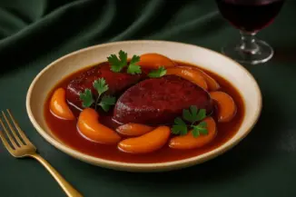 Превью рецепта Говядина с абрикосами