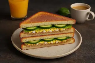 Превью рецепта Сэндвич с тунцом и яйцом