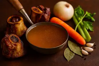 Превью рецепта Костный бульон для супов - крепкий и наваристый