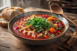 Превью рецепта Борщ с индейкой