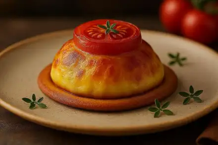 Фото Аппетитные пирожки с картошкой и помидорами