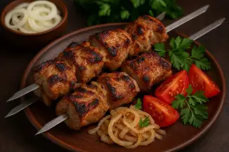 Превью рецепта Шашлык из свинины в луковом маринаде