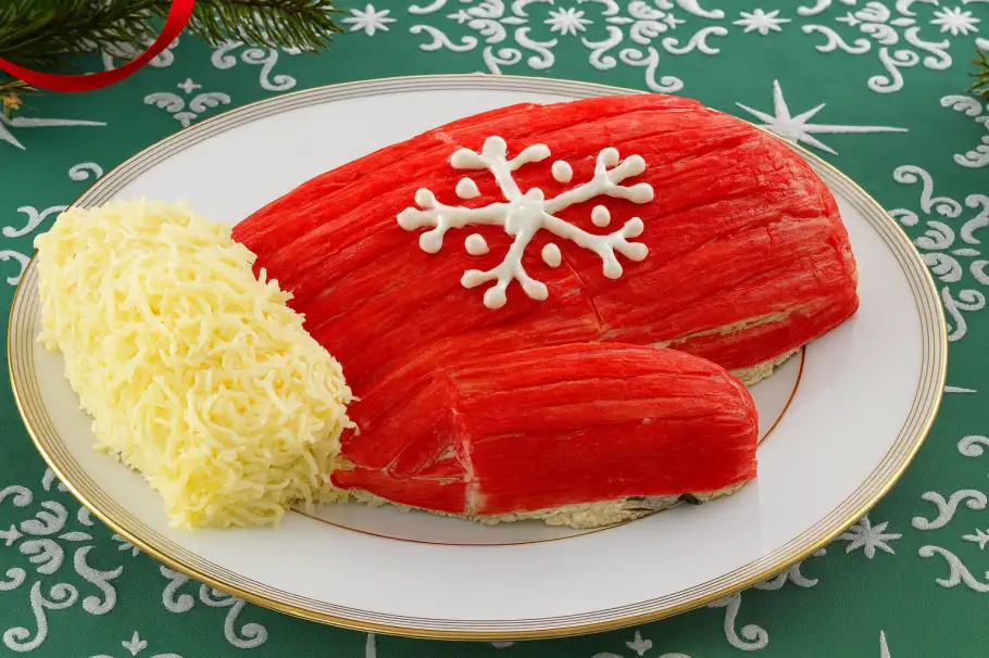 Фото готового рецепта Салат «Варежка»