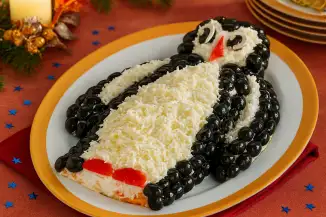 Превью рецепта Салат «Пингвин»