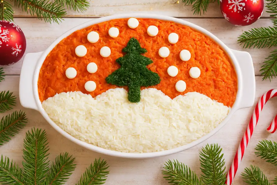 Фото готового рецепта Салат «Маленькая ёлочка»