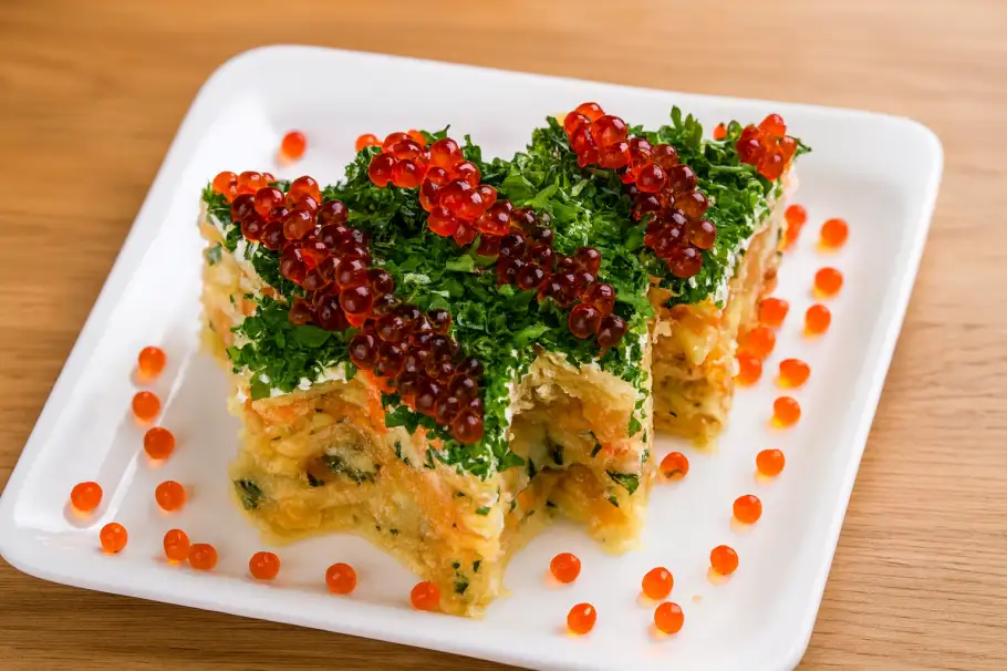 Фото готового рецепта Закусочный «Наполеон»