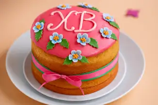 Превью рецепта Пышные куличи на сметане с цукатами