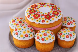 Превью рецепта Рисовые куличи с кокосом