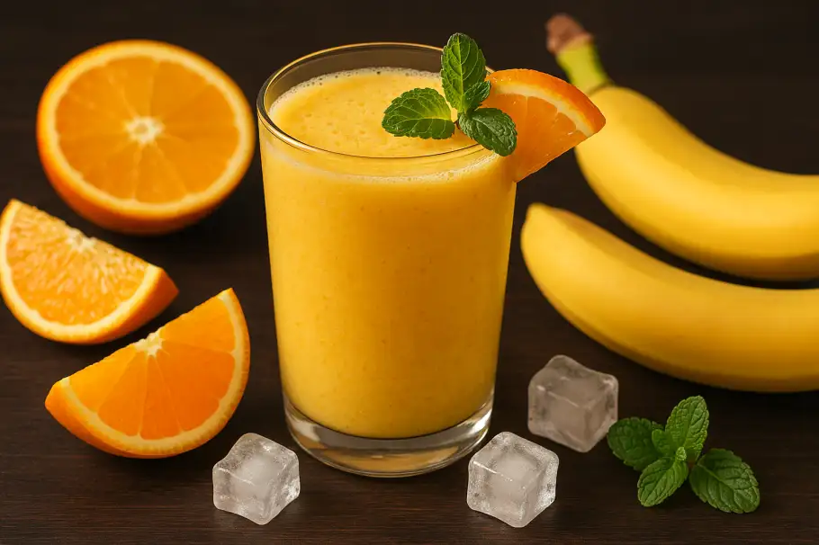 Фото готового рецепта Апельсиновый смузи