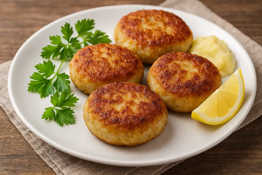 Фото готового рецепта Рыбные котлеты из минтая