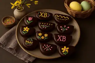 Превью рецепта Пасхальное расписное печенье