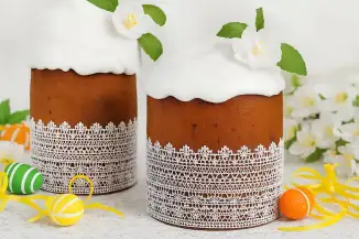 Превью рецепта Шоколадный кулич с апельсиновым ароматом